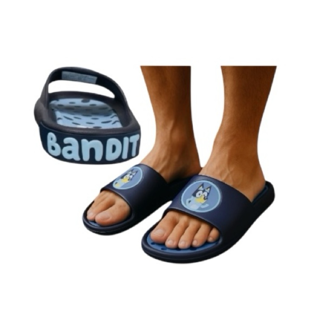 Bluey’s Dad Bandit Slide Sandals